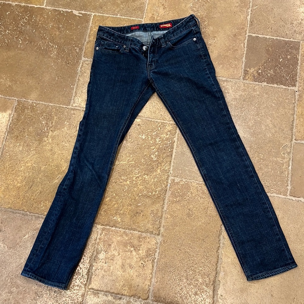 Express vintage Stella straight leg jeans size 4 regular